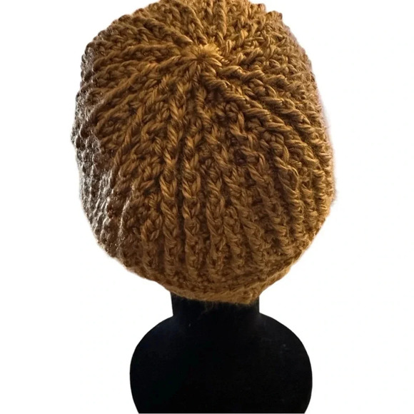 Hand Crochet by Me Unisex Boho Beanie Hat Head Cover Soft Acrylic - Picture 6 of 6